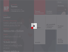 Tablet Screenshot of novyprostor.cz